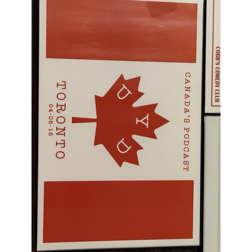 Rare Uhh Yeah Dude Podcast Posters Set 3 Framed 2016 SF Sketchfest Toronto UYD - Picture 5 of 14